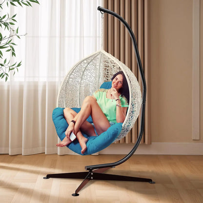 Hammock Chair Stand Only — Adjustable Steel C-Stand