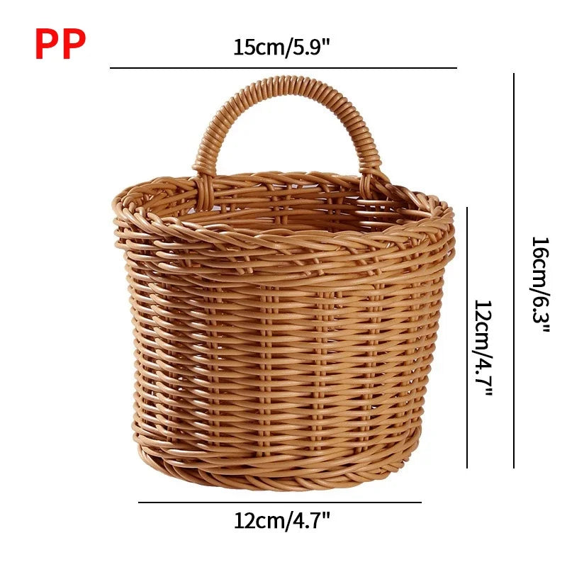Decorative Wall-Hanging Kitchen Basket