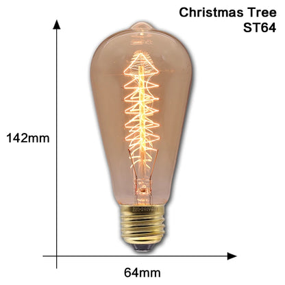Vintage Edison Bulb - 30,000 Hour Lifespan - E27 Globe LED Bulb
