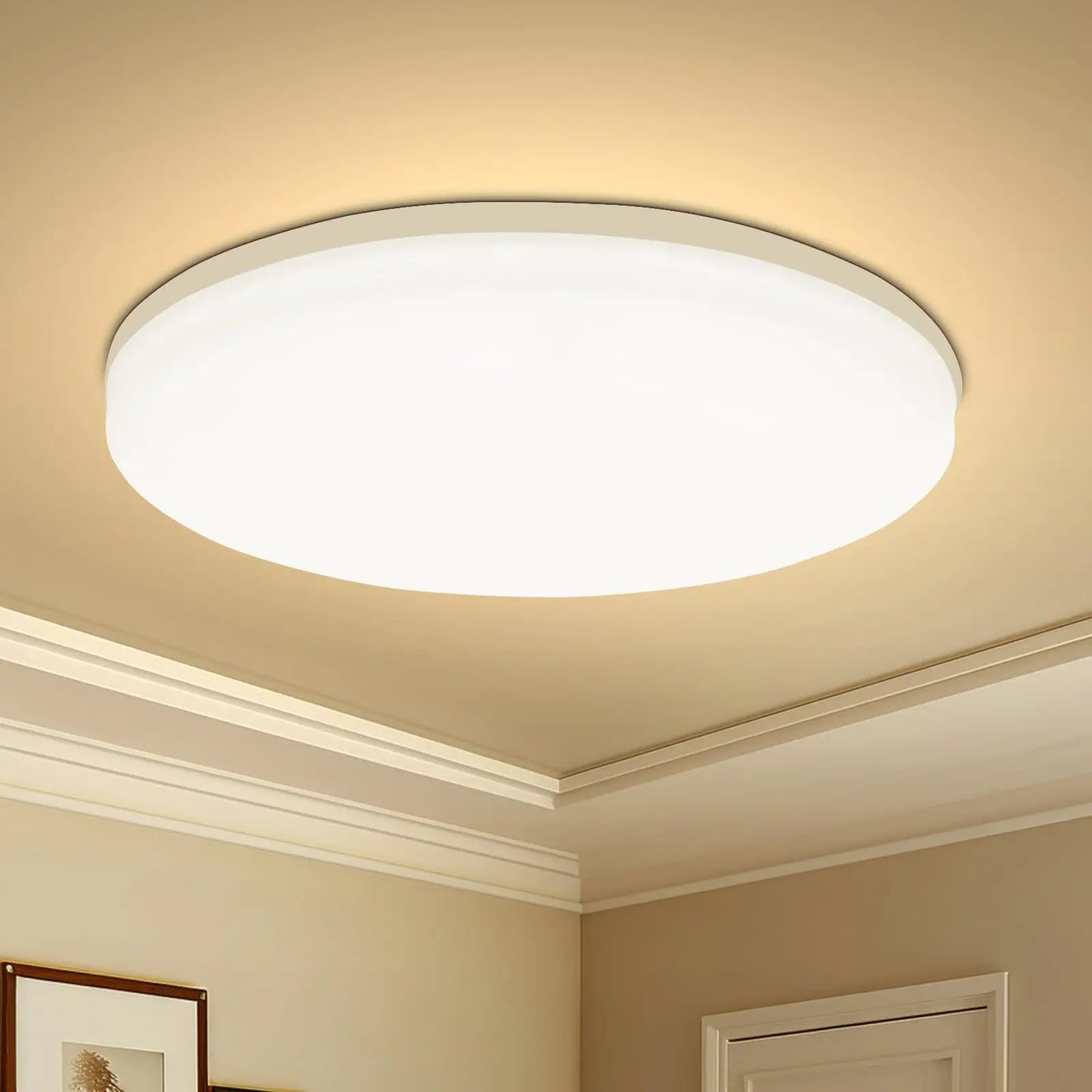 Slim Surface-Mounted LED Ceiling Light