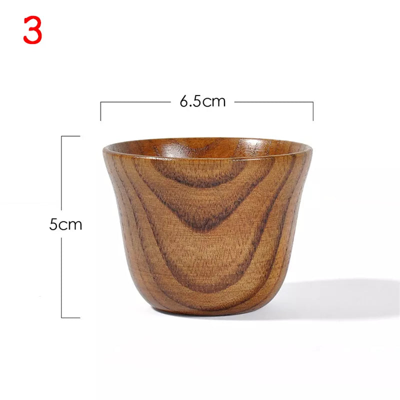The Forest Sip: Handcrafted Natural Spruce Wood "Big Belly" Cup