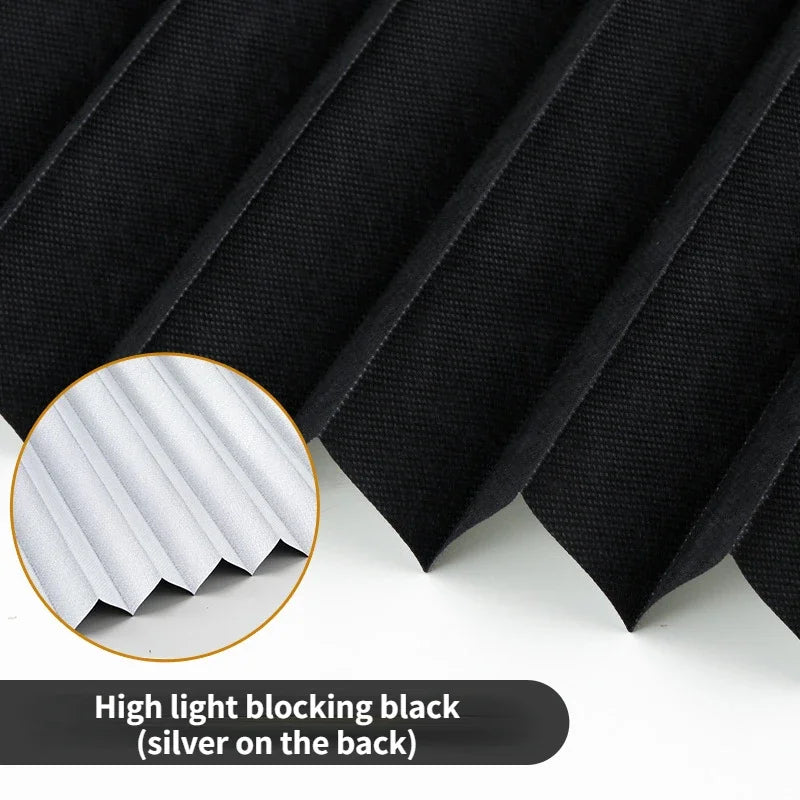 No Drill Pleated Blinds – Self Adhesive Window Shades