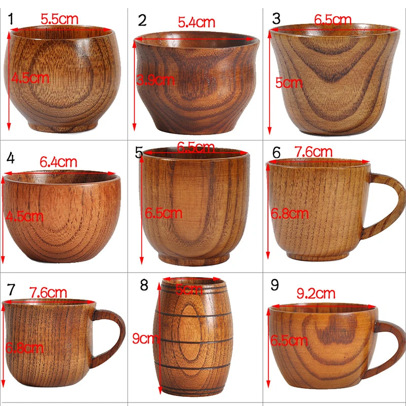 The Forest Sip: Handcrafted Natural Spruce Wood "Big Belly" Cup
