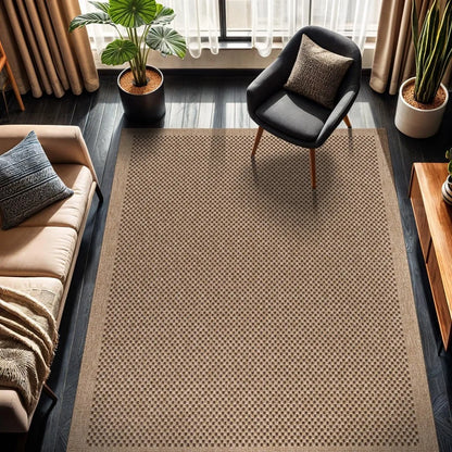 Durable Polypropylene Flat Woven Rug for Patio and Kitchen