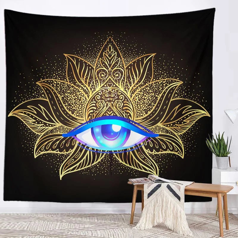 Seven Chakra Mandala Tapestry