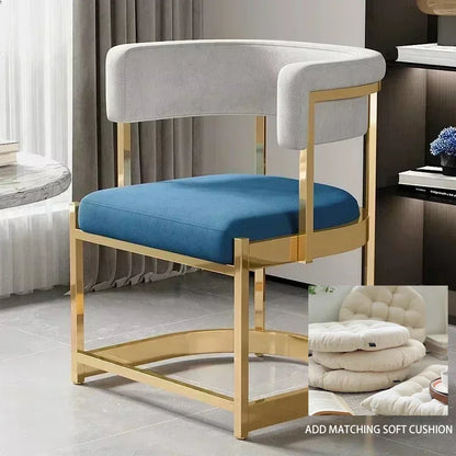 Contemporary Synthetic Leather Dining Chair – Perfect for Dining Rooms & Cafés