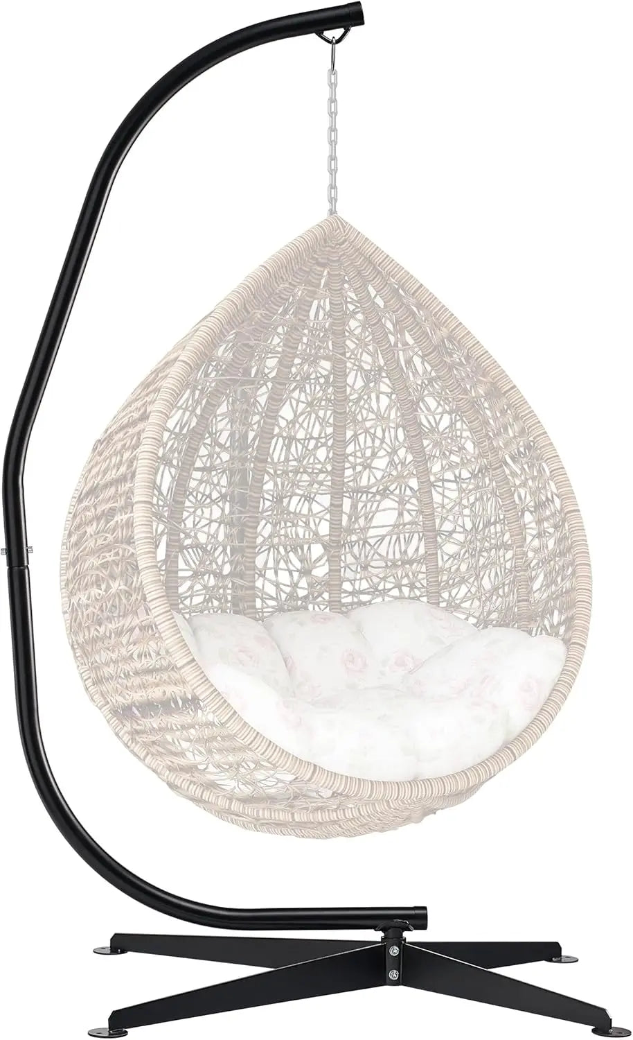 Hammock Chair Stand Only — Adjustable Steel C-Stand