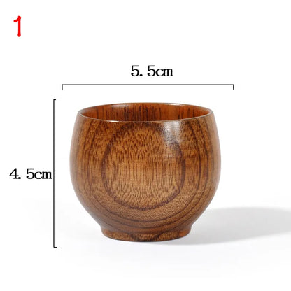The Forest Sip: Handcrafted Natural Spruce Wood "Big Belly" Cup