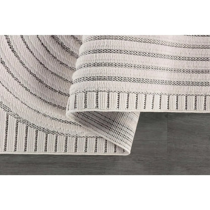 Luxury Modern Swirl Area Rug - High-Low Pile