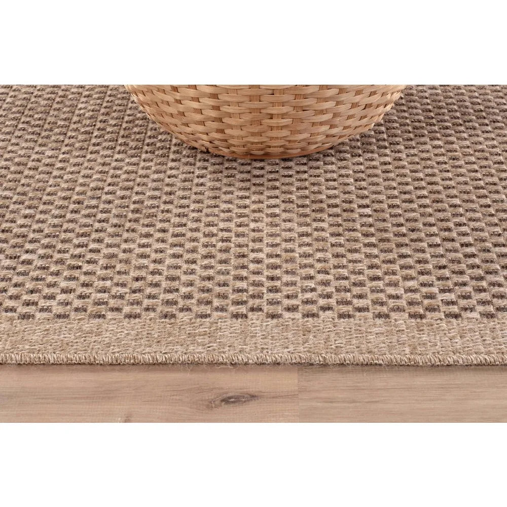 Durable Polypropylene Flat Woven Rug for Patio and Kitchen