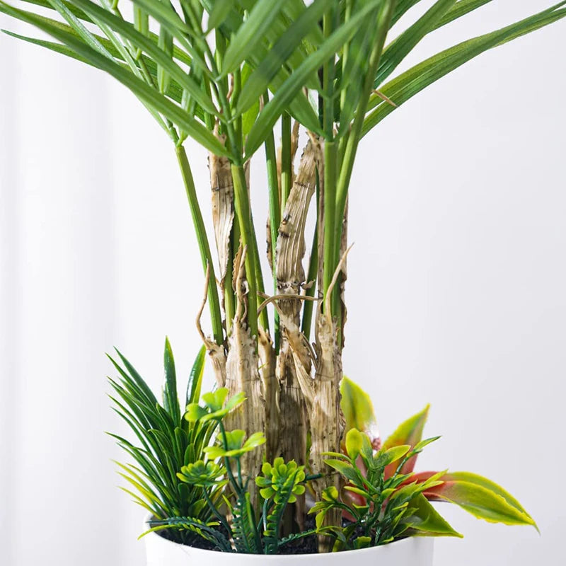 Artificial Palm Tree Indoor | Fake Fiddle Leaf Fig | Faux Tropical Plant