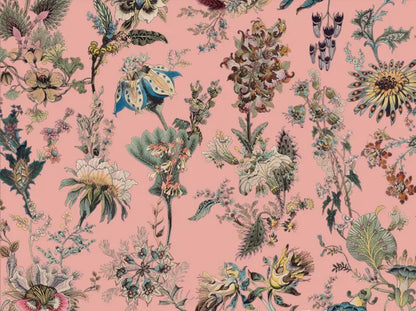 Multicolor Floral Peel & Stick Wallpaper – Vibrant Botanical for Home & Office