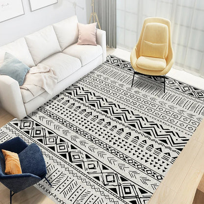 Moroccan Style Beige Area Rug – Soft, Washable, Easy Living