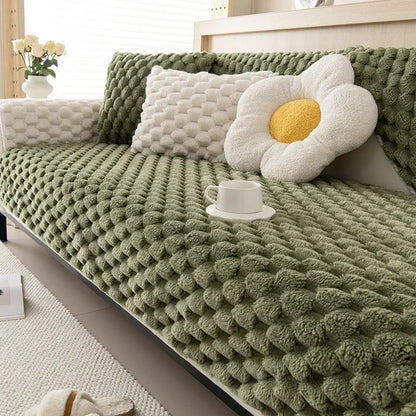 Soft Brushed Sofa Cover for L-Shaped Sectionals, Loveseats & Chairs