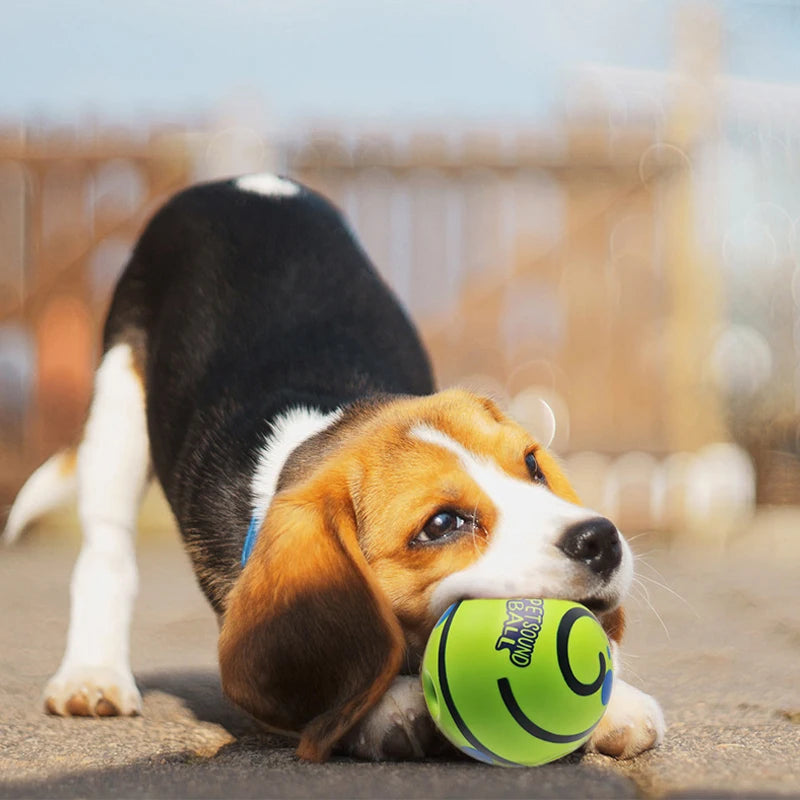 Wobble Wag Giggle Glow Ball – Interactive Dog Toy, Fun Giggle Sounds