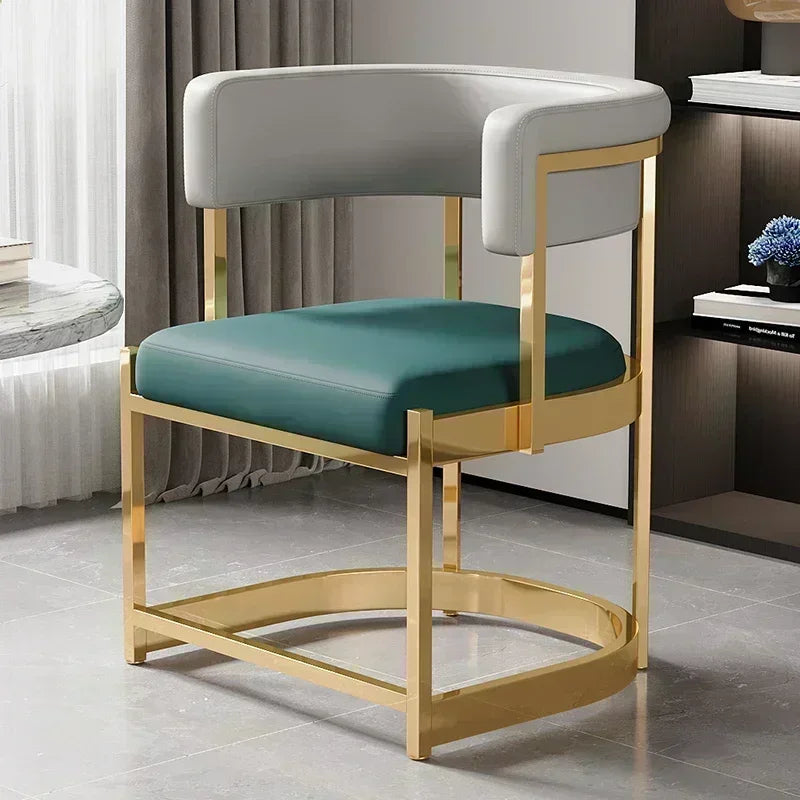 Contemporary Synthetic Leather Dining Chair – Perfect for Dining Rooms & Cafés