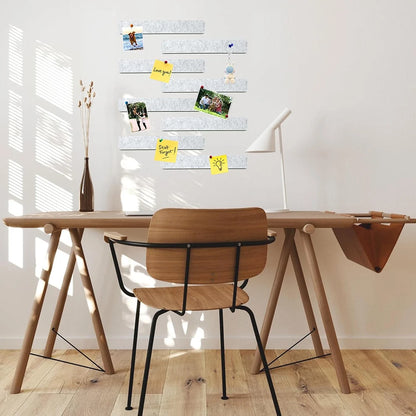 Self-Adhesive Felt Cork Bulletin Board Strips – 8 Pack