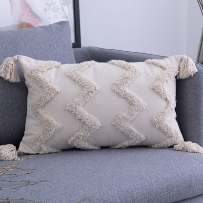 Handmade Tassel Cushion Cover