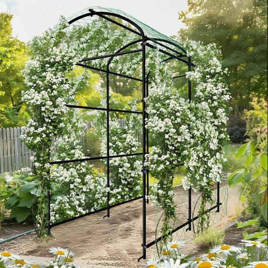 U Shaped Metal Garden Trellis for Climbing Plants