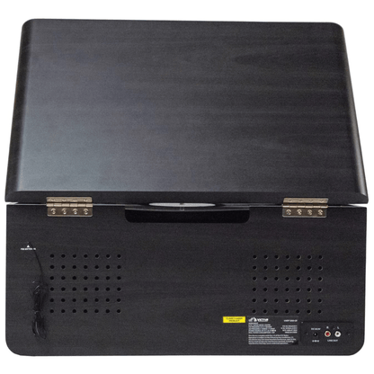 Monument 8-in-1 Wood Music Center Record Player Bluetooth CD Cassette Vinyl Radio