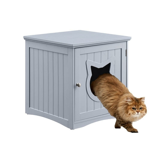 Multi-Use Cat Furniture Nightstand & Litter Enclosure