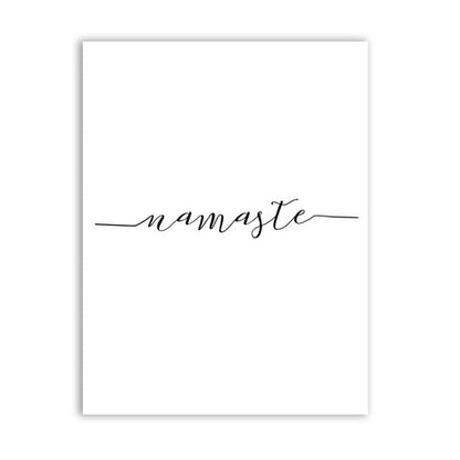 Yoga Spiritual Canvas Painting Art Poster Wall