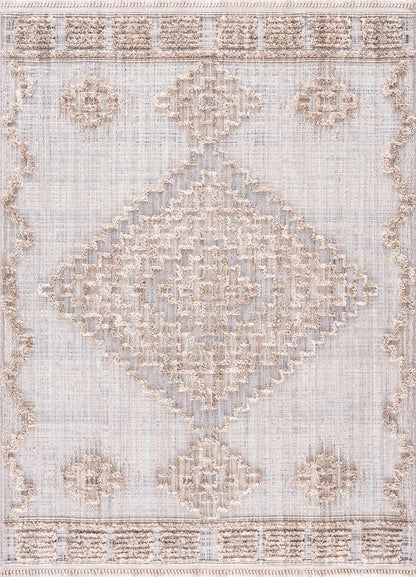 Southwestern Area Rug with Intricate Medallion Design
