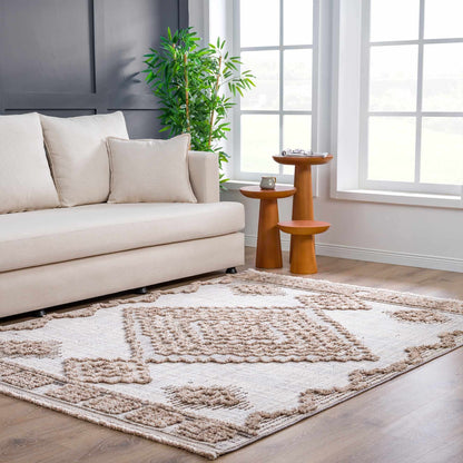 Southwestern Area Rug with Intricate Medallion Design