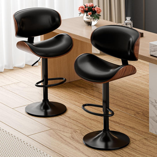 360° Swivel Adjustable Height Bar Stools – Ergonomic & Comfortable Design