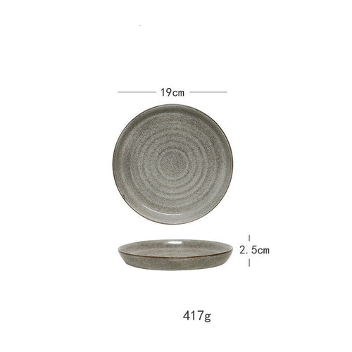 Modern Ribbed Porcelain Dinnerware – Plates & Bowl