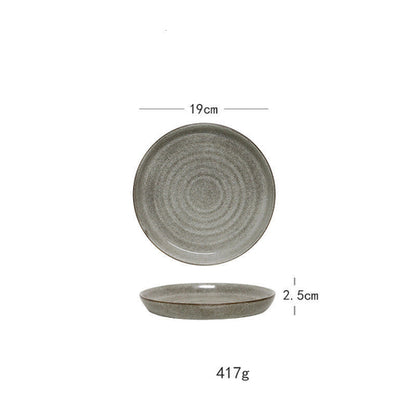 Modern Ribbed Porcelain Dinnerware – Plates & Bowl