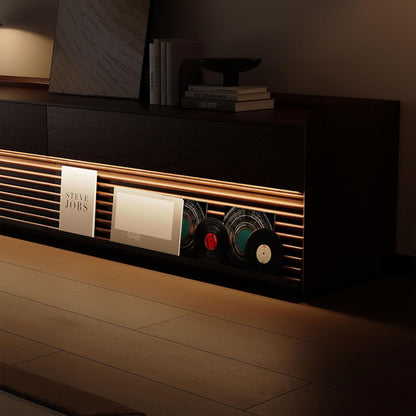 Modern TV Stand, Storage Cabinet 78.74" w/ LED Lights