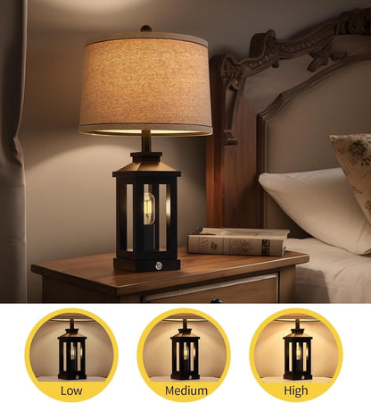 Touch Control Table Lamps Touch Control w/ USB