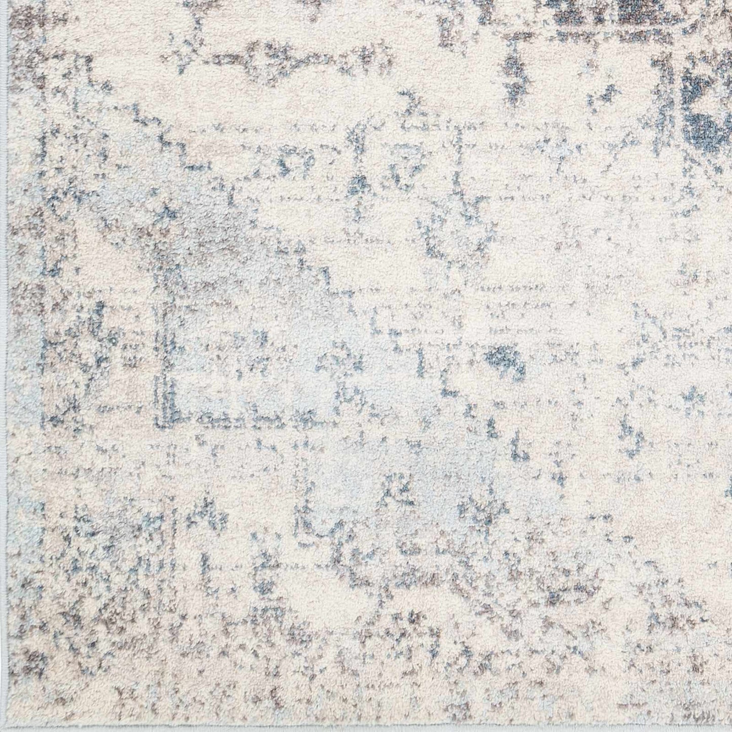 Orrick Modern Farmhouse Medallion Rug – Soft Gray & Cream Persian Design