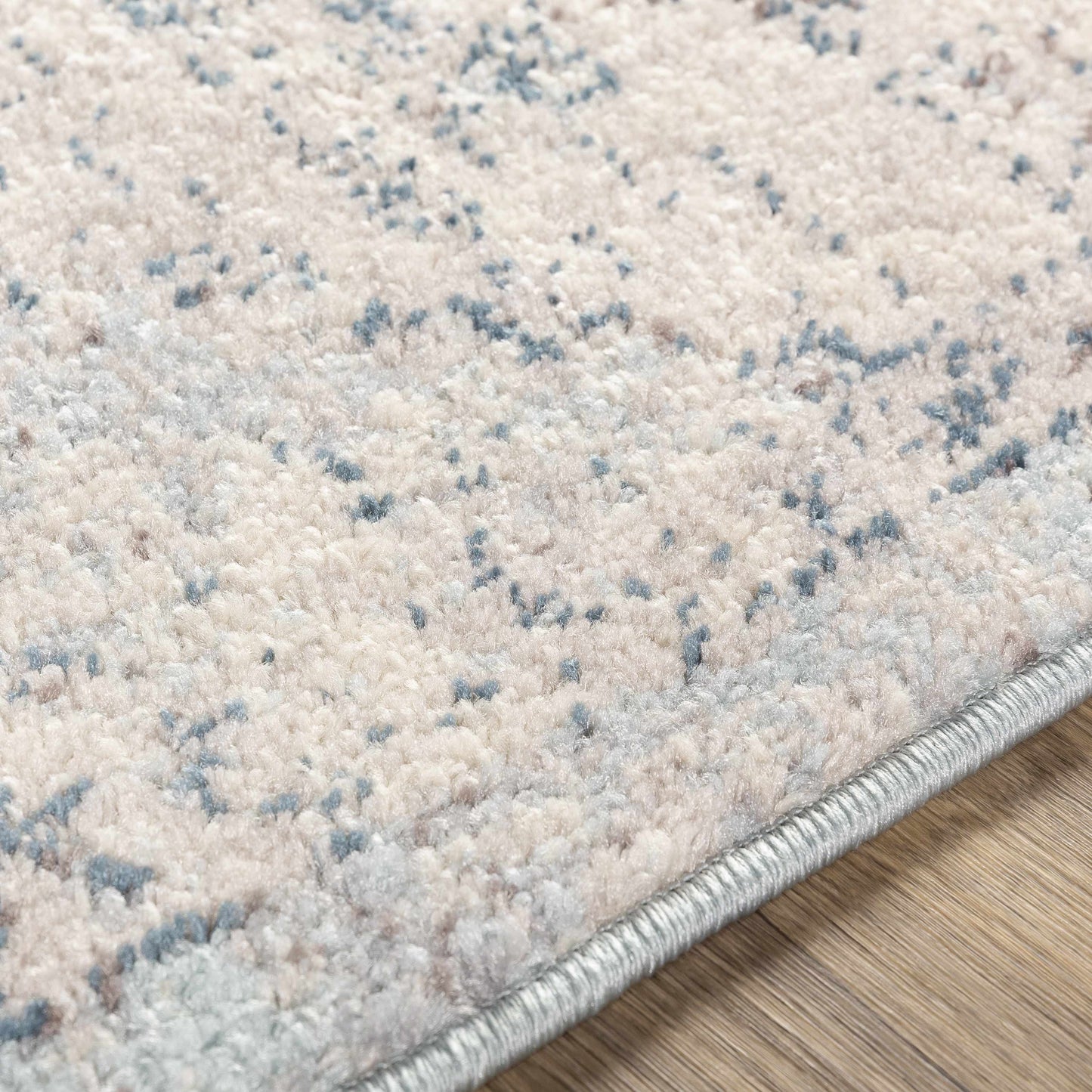 Orrick Modern Farmhouse Medallion Rug – Soft Gray & Cream Persian Design