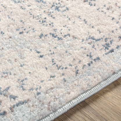 Orrick Modern Farmhouse Medallion Rug – Soft Gray & Cream Persian Design