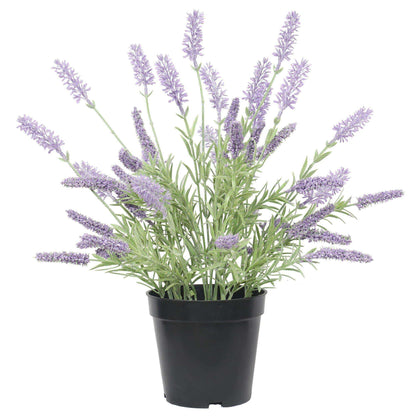 Lifelike 43 cm (6.9") Artificial Lavender Plant in Pot (Pet-Safe & Hypoallergenic)