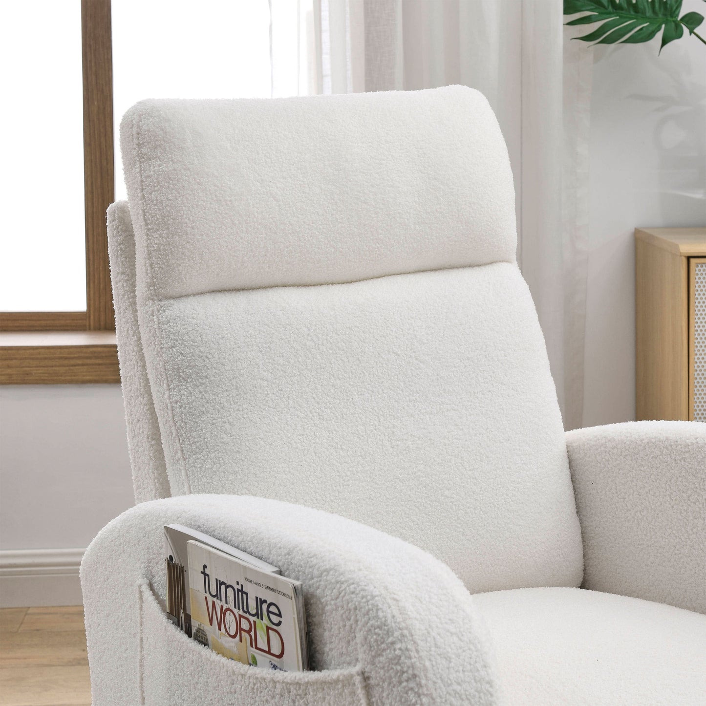 Ivory Rocking Chair – Gentle Motion, Everyday Comfort