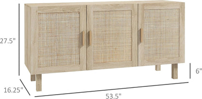 Natural Rattan Storage Cabinet – Easy Everyday Organization