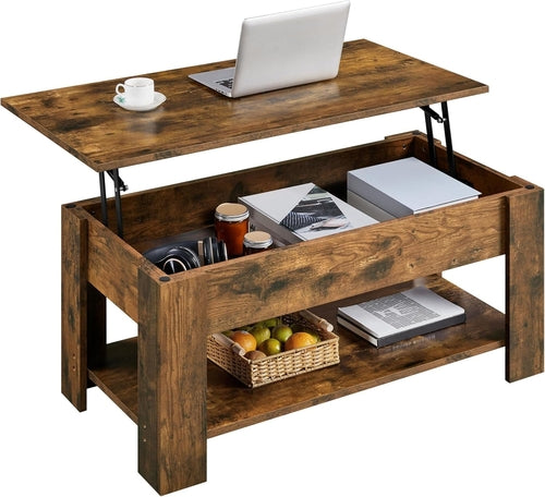 Rustic 47.5 in Lift Top Coffee Table