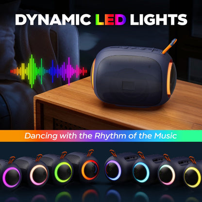The Ultimate Party Speaker: IPX7 Waterproof, 10W Sound & Dancing LED Lights