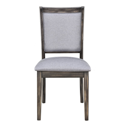 Extendable Trestle Table & Upholstered Linen Chairs