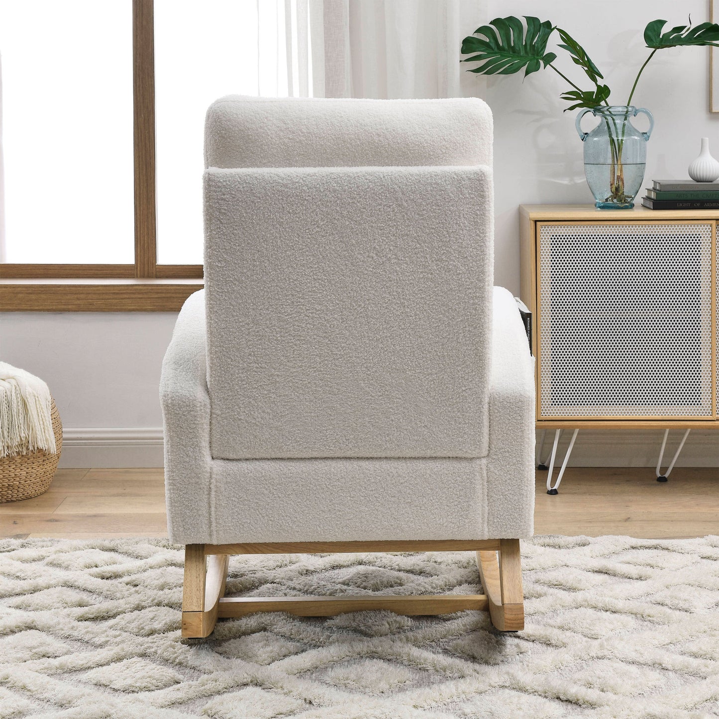 Ivory Rocking Chair – Gentle Motion, Everyday Comfort