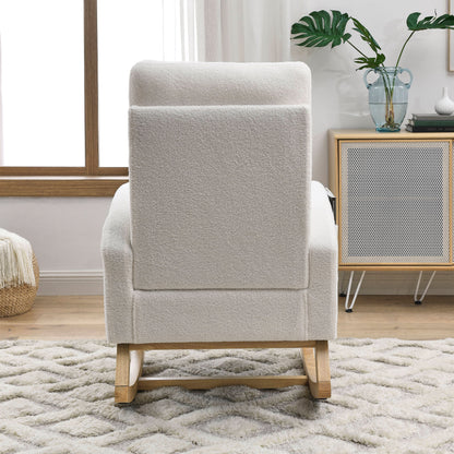 Ivory Rocking Chair – Gentle Motion, Everyday Comfort