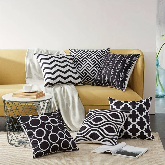 Linen Throw Pillow Covers