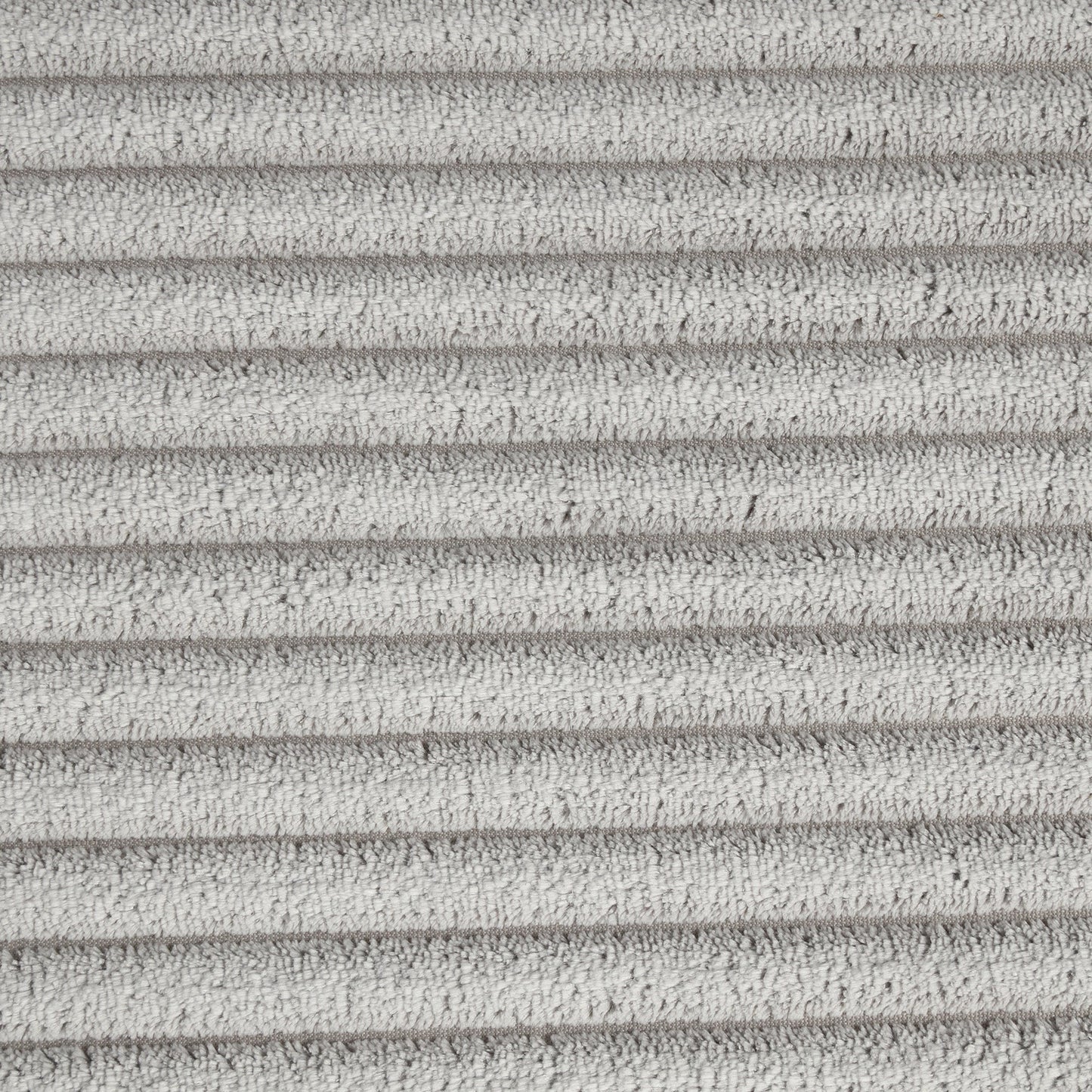 Light Grey Corduroy Sectional Sofa Bed with Built-in USB, Storage, and Movable Ottoman