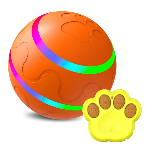 Self-Rolling Cat Toy Ball – Automatic Interactive Toy with Remote
