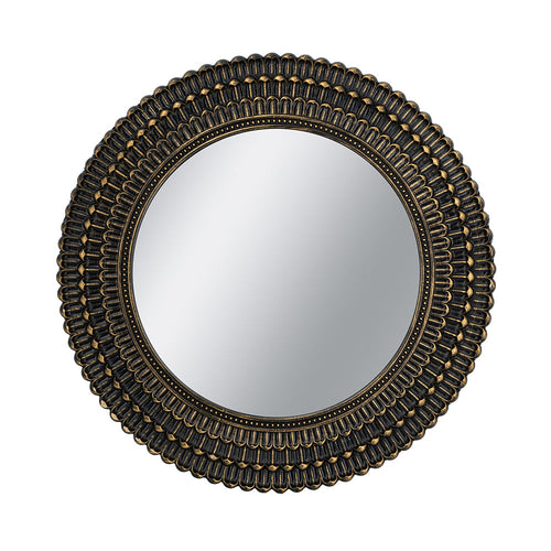 Round Decorative Mirror for Entryway and Living Room