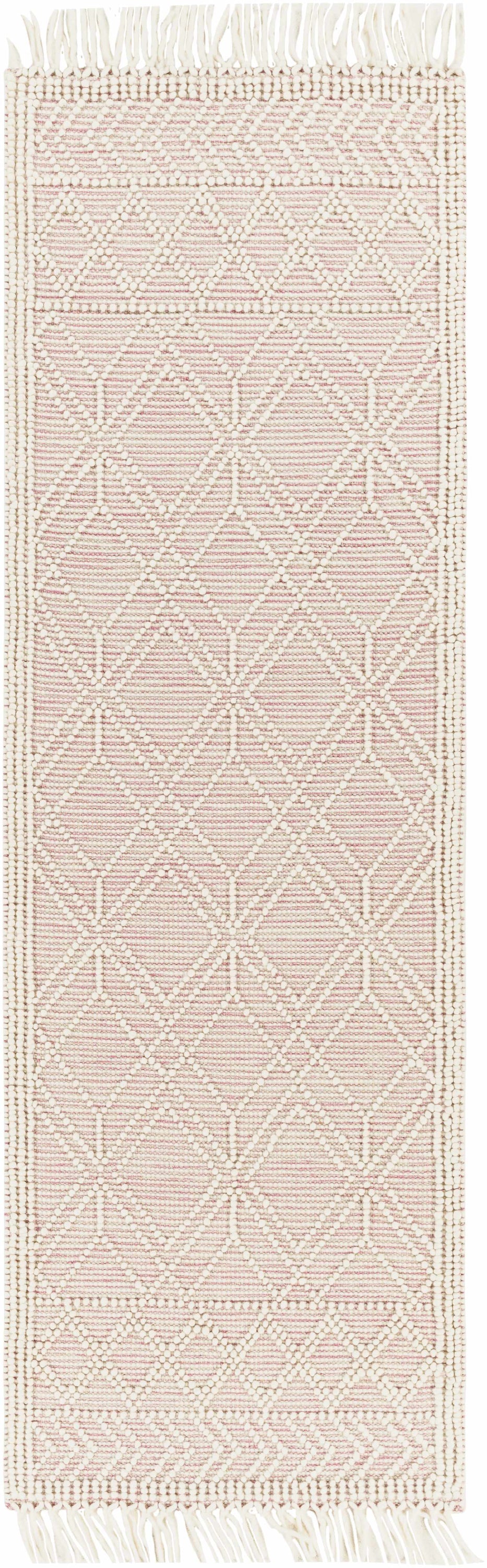 Moroccan Boho Farmhouse Area Rug with Tassels | Arnside Collection
