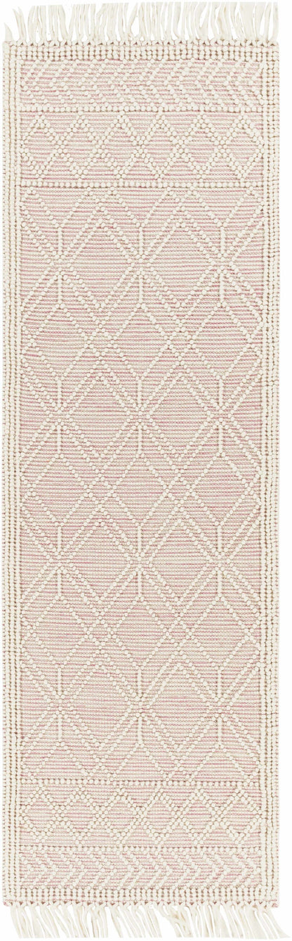 Moroccan Boho Farmhouse Area Rug with Tassels | Arnside Collection